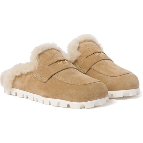 miu miu shearling sandals|Miu Miu Genuine Shearling Clog (Women) .